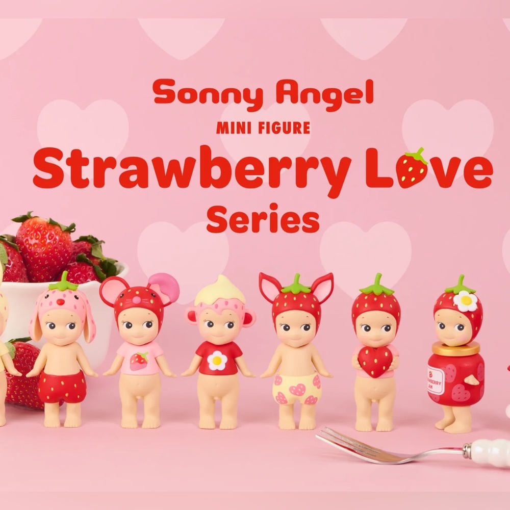 Sonny Angel Strawberry Love Series - Fawn 🦌🍓 - Picture 2 of 6